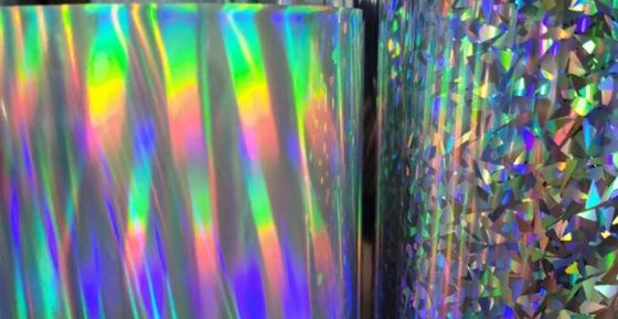 100 micron PET Colorful Metalized BOPP Film , Transparent BOPP Film