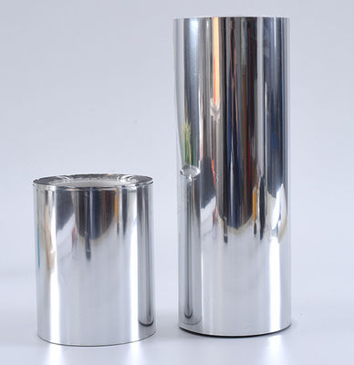 Width 787-1600mm Silver Aluminized Metalized PET Film for food packaging