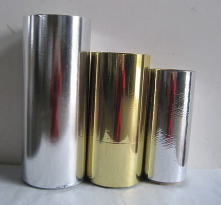 25um Polyester Silver Metalized PET Film , Mirror Reflective Film