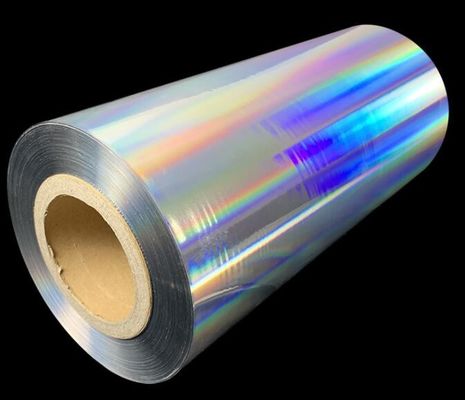 Make Different Boxes Thermal Holographic Lamination Film For Laminated Paperboard