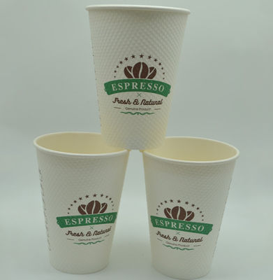 12oz 9g FDA Coffee Insulated Milk Tea Corn Grain Disposable Paper Cup