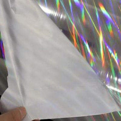 Seamless Rainbow Decoration Holographic Lamination Film For Printing
