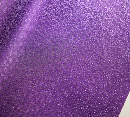 Hot Lamination 500m Purple Sparkle Metalized Film For Paper