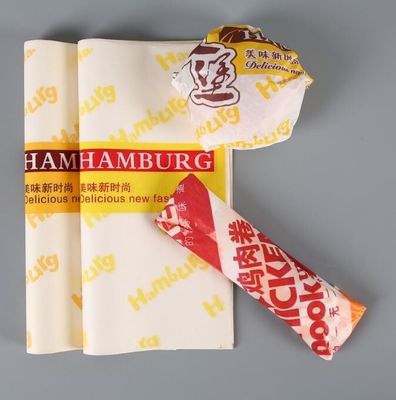 38g/45g OilProof Baking hamburger wax paper Taiwan Rice Ball Wrapping Paper