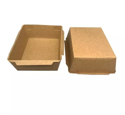 500ml 700ml 900ml 1200ml Disposable Paper Sushi Packaging Box With Transparent Lid