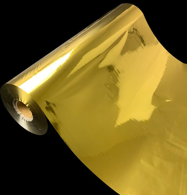 12-100micron Double Sided Golden Aluminized Pet Film