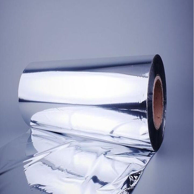 Thermal Laminating Silver Glossy Reflective Mylar Metalized PET Film