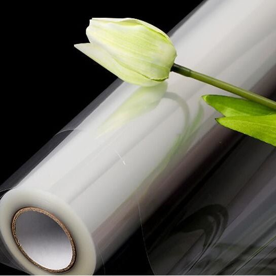 Glossy 40um Bopp Cellophane Gift Wrapping Paper For Flower