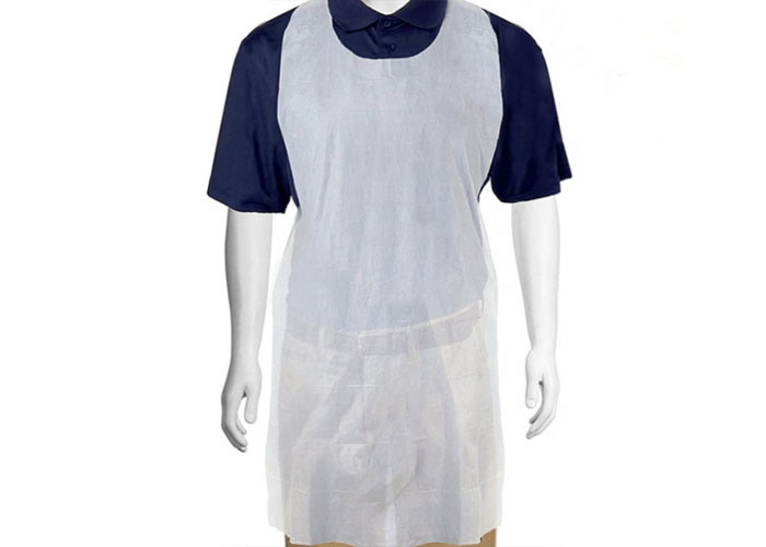 PBAT PLA White Biodegradable Disposable single use plastic aprons