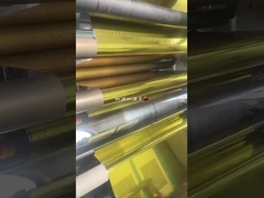 Gold Holographic Projection Film , 100micron Coil Window Projection Film
