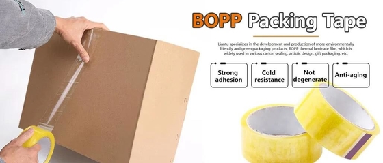 Jumbo Bopp Tape Roll Transparent Sealing Bopp Tape Packaging Suppliers