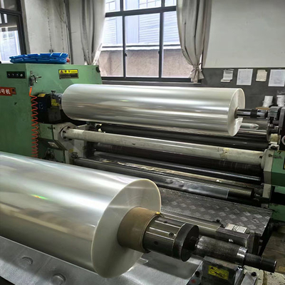 30mic Gift Packaging Flower Wrapping Film , Clear Cellophane Roll BOPP Packing Film For Gifts Baskets Wrap