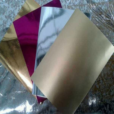 Silver And Golden Foil Paper Food Wrapping Paper Aluminum Foil Backed Paper