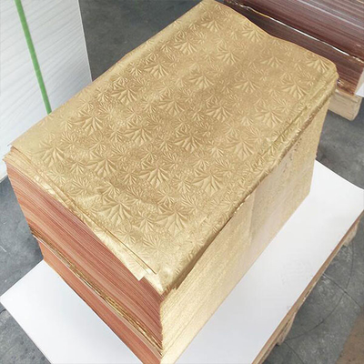 250GSM Art Craft Paperboard 50*70 Cm Mirror Paper Board Custom Thickness And Size Laminated Silver / Gold Metallic Paper