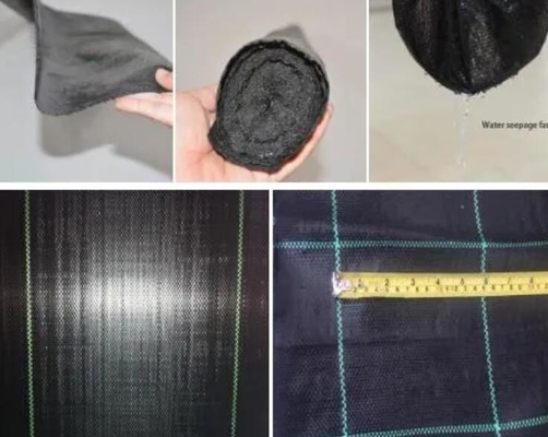 Competitive price Weed Control Fabric - UV Stabilized Black Heavy Duty Landscape Ground Cover Film