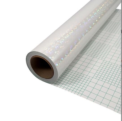 Plain Glass Broken Color Laser Cold Lamination Film For Photo Album, Heart-shaped Cold Lamination Film