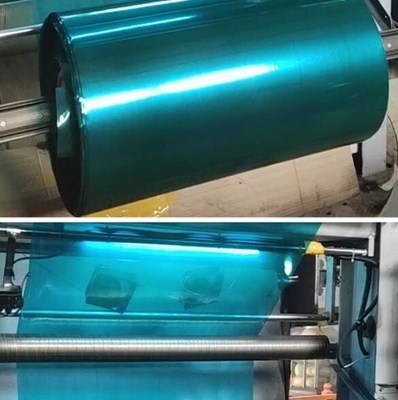 Printing Transparent Candy Wrapping PVC Twist Film With Rainbow Iridescent Colors For Candy Packaging Wrapper