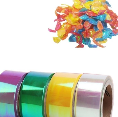 Wholesale Rainbow Film Natural PVC Candy Twist Sequin Film For Packing And Decoration