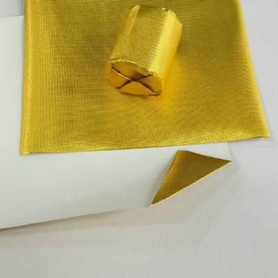Embossed Colored Laminated Aluminium Foil Paper Roll For Chocolate Packaging