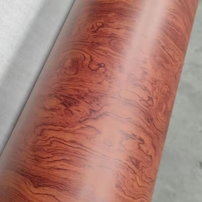 Pu Painted Glossy Wood Grain Laminated Paper for mdf board  Furniture decoration