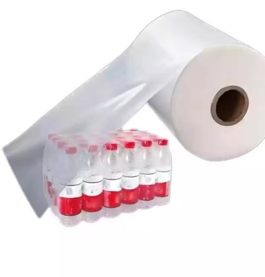 Biodegradable Heat Shrink Film Roll PE Shrink Stretch Film for Glass Bottle Beer Beverage Drinking Water Shrinkable Wrap