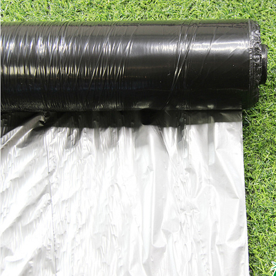 Silver Black 25um/30um/35um UV Mulch Plastic Film for Agriculture