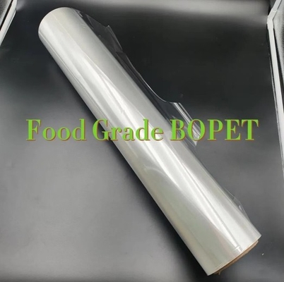 Food Grade 12 Micron High temperature resistance Pet Film, Transparent Bopet Packaging Film