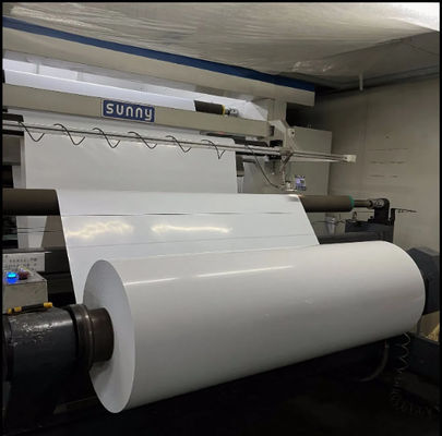 Primer Coating Matt White Pet Film for Electronic Adhesive Label Facing Material
