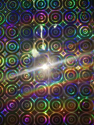 Holographic Pet Film Printable Printing Primer Coating Holographic Reflective Film Thermal Lamination Film