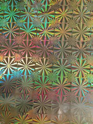 Holographic Pet Film Printable Printing Primer Coating Holographic Reflective Film Thermal Lamination Film