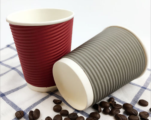 16oz Milk Tea Disposable Double Wall Biodegradable Kraft Paper Cups