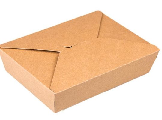 900ml Rectangular Takeaway Fried Chicken Custom Paper Lunch Box