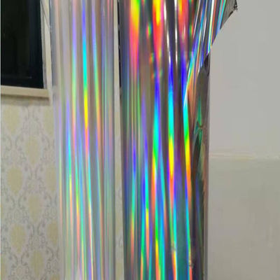 Seamless Rainbow Decoration Holographic Lamination Film For Printing