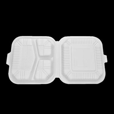 Degradable Disposable PP Corn Starch Box Bento Clamshell Lunch Box