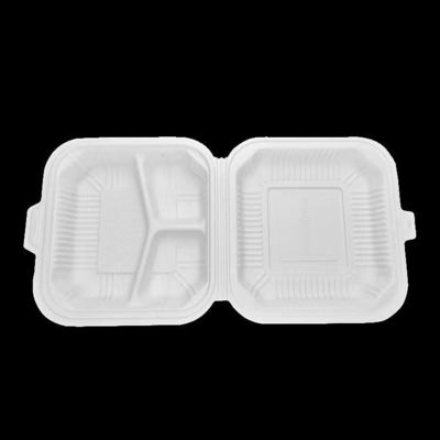 Degradable Disposable PP Corn Starch Box Bento Clamshell Lunch Box