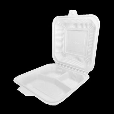 Degradable Disposable PP Corn Starch Box Bento Clamshell Lunch Box