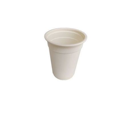 Biodegradable Cornstarch 220ml 8oz Paper Cup For Hot Coffee And Cold Drinking