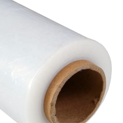 Manual Pallet Pe Stretch Wrapping Shrink Film Roll 500mm 80 Gauge 20 Micron