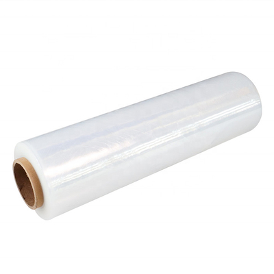 Manual Pallet Pe Stretch Wrapping Shrink Film Roll 500mm 80 Gauge 20 Micron