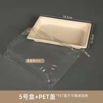 New 100% Biodegradable Sushi  Lunch Box For European And Janpanese Maekrting With SGS Certification
