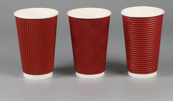 14oz Disposable Paper Cup , Milk Tea Coffee Disposable Hot Drink Cups