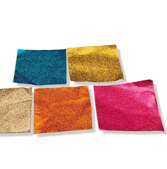 Customized Color Wax Coated Aluminum Foil Sheet For Chocolate Wrapping Paper Aluminum Foil