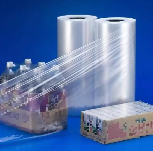 Biodegradable Heat Shrink Film Roll PE Shrink Stretch Film for Glass Bottle Beer Beverage Drinking Water Shrinkable Wrap