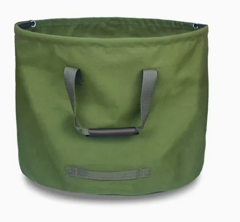 Garden Lawn Leaf Yard Waste Bag Clean Up Tarp Container Tote Gardening Trash Reusable Heavy Duty Canvas Fabric Collection Bag