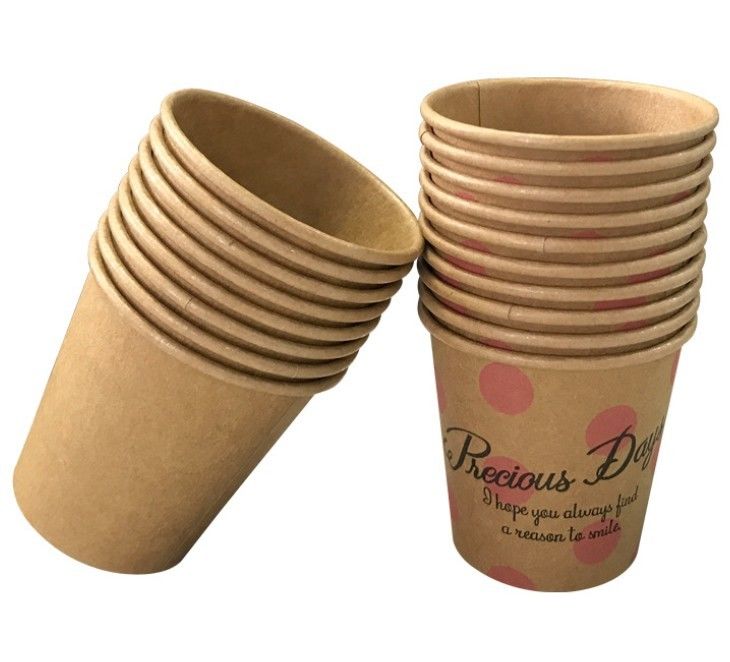 Wholesaler Good Kraft Paper Tasting Cup,100ml Small-Capacity Paper Cup For Promotion